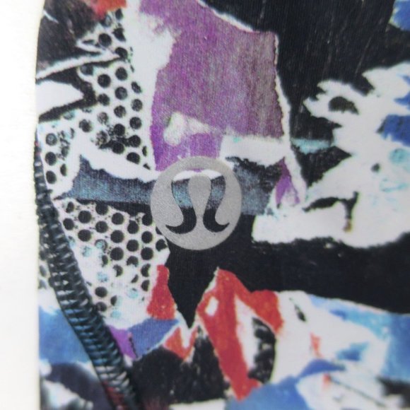 Lululemon Break Free Crop Nulux 17" Culture Clash Size 4 - Picture 8 of 11